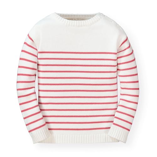 Image of Hope & Henry Girls Cable Front Pullover Sweater