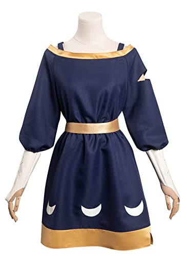 Pinom Owl House Cosplay Costume Amity Blight Dress King Collector Jumpsuit Halloween Uniform For Adult And Kids (Amity, Medium) #TOP8