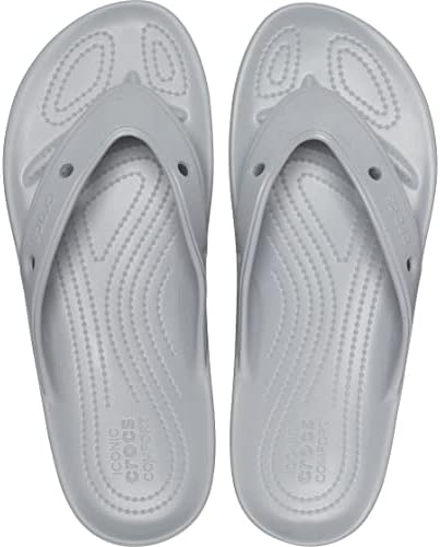 Crocs Unisex Classic All Terrain Flip Flops, Light Grey, Numeric_15 US Men | Image 1