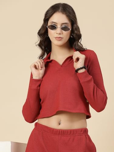 Image of Rigo Cotton Co-ord Set for Women | Round Neck, Slim Fit Tracksuit Co-ords Set for Women | Stylish Dresses for Women | Casual Wear, Beach Wear, Vacation Wear Outfit for Women