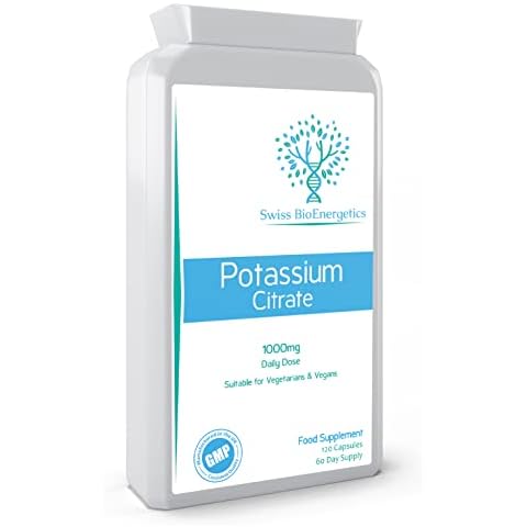 Swiss Bioenergetics Potassium Citrate 1000mg Capsules Cover