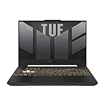 Asus TUF Gaming F15 FX507ZI4#B0D5RJCB9X, Notebook con Monitor da 15.6" Anti-glare, 144Hz, Intel Core 12esima gen i7-12700H, RAM 16GB, 512GB SSD PCIE, NVIDIA® GeForce RTX™ 4070, Windows 11 Home, Grigio