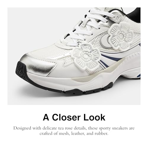 Coach Women's Tea Rose Mesh Sneaker4