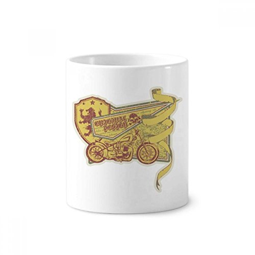 Mug moto en céramique avec porte-stylo pour ranger son bureau et boire son café chaud
