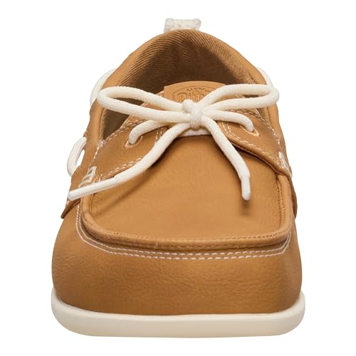 HEYDUDE Women's Harbor Breeze Lo Classic Boat Shoe, Bone Brown, Size 7, Lightweight Slip-On Loafer - image 6
