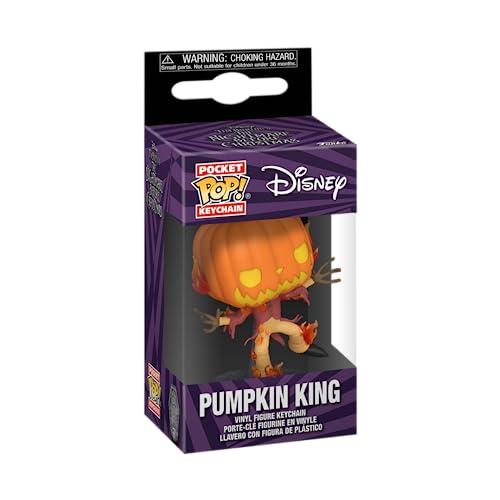 Funko Pop! Keychain: Disney the Nightmare Before Christmas 30th, Pum Packin Kingpkin King - Image 2