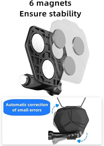 Soporte magnético de pecho para grabar vlogs en primera persona con GoPro 5