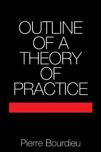 Outline of a Theory of Practice (Cambridge Studies in Social and Cultural Anthropology Book 16)