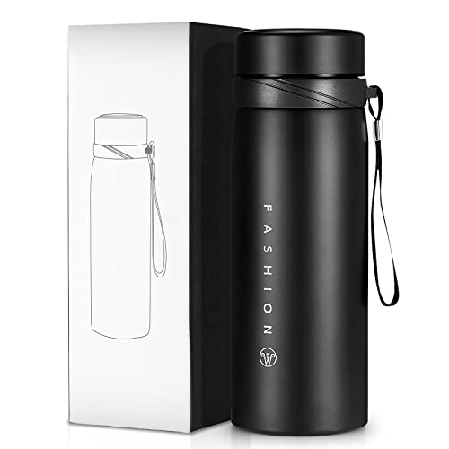 Loncheras Y Termos, Outdoors YOMYM - Termo de Acero Inoxidable, 900ML Botella Térmica de Agua de Acero Inoxidable Doble Pared Tapa Hermética Antigoteo, con Asa para Transportar (900ml,...