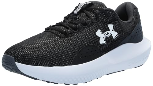 [Under Armour] UA Charged Surge 4 EXTRA WIDE Black/Anthracite/White 26.5
