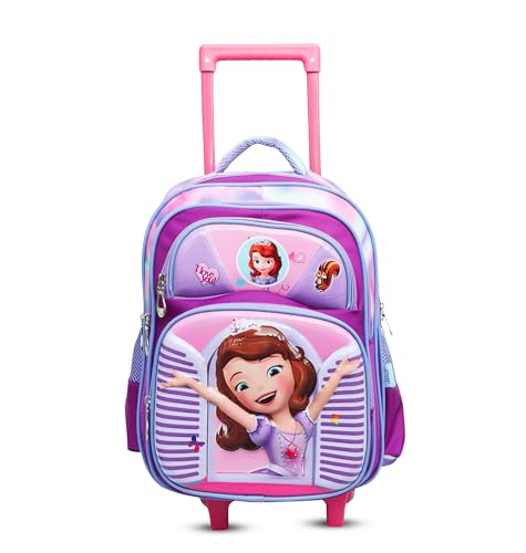 Image of ADSON 3D Embossed School Trolley Bag Large School Bag for Boy Girl, Kids School Bag, Travel Backpack for Girl Boy, Ideal for Children Trolley 16 Inch Water Resistant