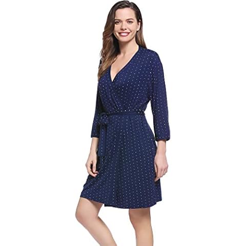 Amorbella Lightweight Cooling Bathrobe for Women Cover