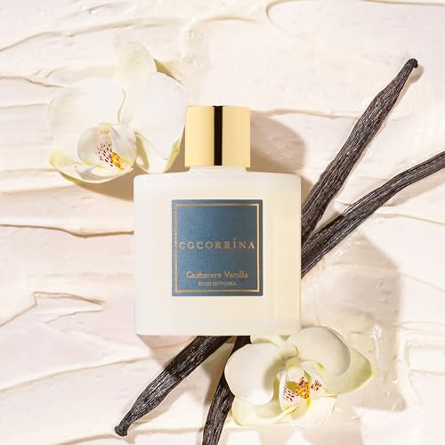 COCORRÍNA Reed Diffuser - Cashmere Vanilla 6.7 fl oz Reed Diffuser for Bedroom Bathroom Home Décor by COCORRÍNA - Image 3