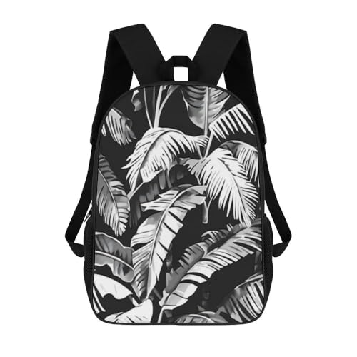 Sac à dos étudiant confortable style feuille de palmier