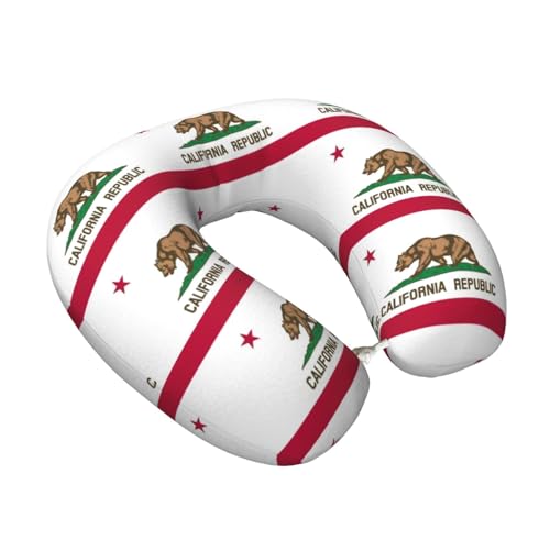 Almohada cervical de viaje con funda de poliéster negro miniatura 2
