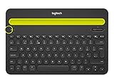 logitech Bluetooth Multi-Device Keyboard K480 for Computers. Tablets and Smartphones. Black -...