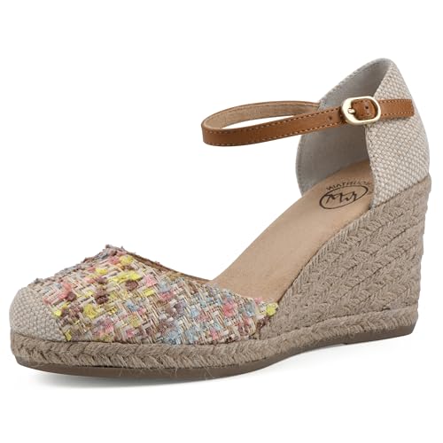 Image of WHITE MOUNTAIN Women's Mamba Espadrille Wedge Sandal