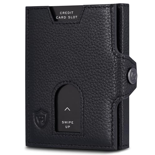 VON HEESEN Slim Wallet mit Münzfach & RFID Schutz - kleine Geldbörse...