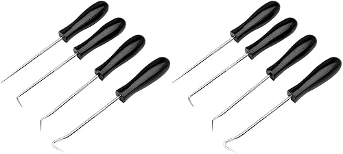 Performance Tool 1103 Juego de 4 ganchos y púas  Marca metal o plástico, cableado separado, quita fusibles, recoge piezas pequeñas y arandelas disponible en Yaxa Peru