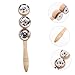 SUPVOX Wooden Jingle Hand Bells Safe Boys and Girls Percussion Instrument Bells for Music Exploration for Holiday Parties and Educational Activities