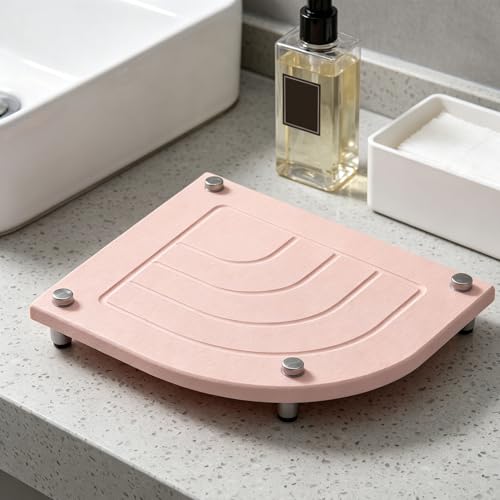 Bandeja de piedra absorbente para encimera de cocina con base de metal 5