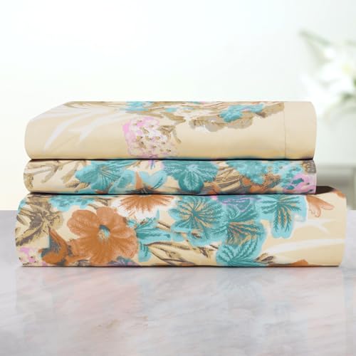 Image of Cloth Fusion Cotton Feel Pillow Covers Set of 2 with Envelope Closure (17X27 Inches, Spring Bloom)