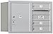 Salsbury Industries 3705D-03ARP 4C Horizontal Mailbox, Aluminum