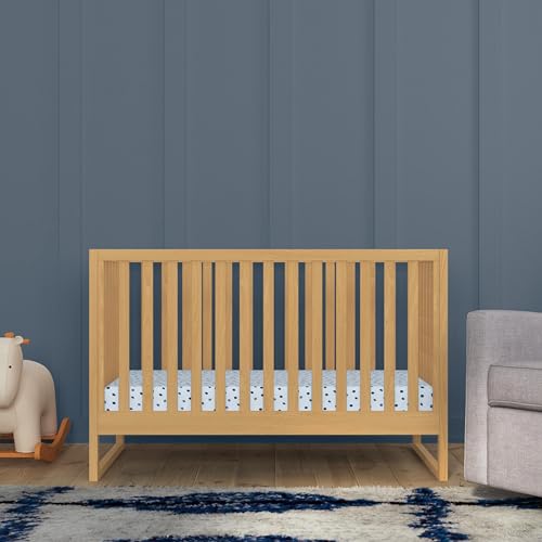 Davinci Hunter 3-in-1 Convertible Baby Crib, GREENGUARD Certified, Honey - image 2