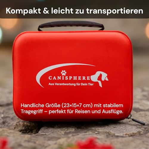 Canisphere Erste-Hilfe Box für Hunde mit über 70 Einzelteilen