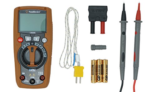 Image of Southwire Multimeter ResPro TRMS BT - Bluetooth Connectivity for Mobile App Integration - IP67 Waterproof Housing - TrueRMS Accuracy - LED Flashlight - 13090S
