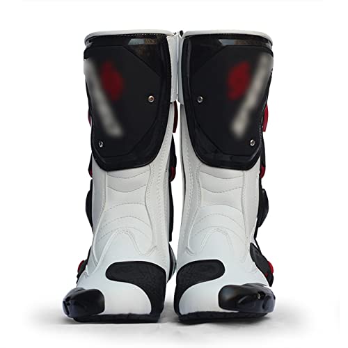 Bottes de moto de vitesse avec protections intégrées pour pilote
