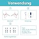Fastep Corona Schnelltest für Zuhause Covid 19 Antigen Nasen Test Zur Eigenanwendung Coronatests Nase Selbsttest Bausatz, 5 Stück