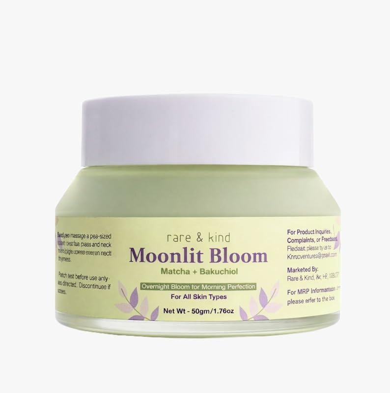 Image of Rare & kind Moonlit Bloom Overnight Face Cream, 50g