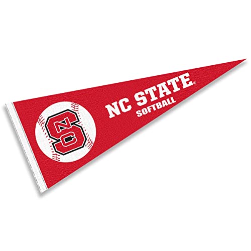 College Flags & Banners Co. NC State Wolfpack Softball Pennant