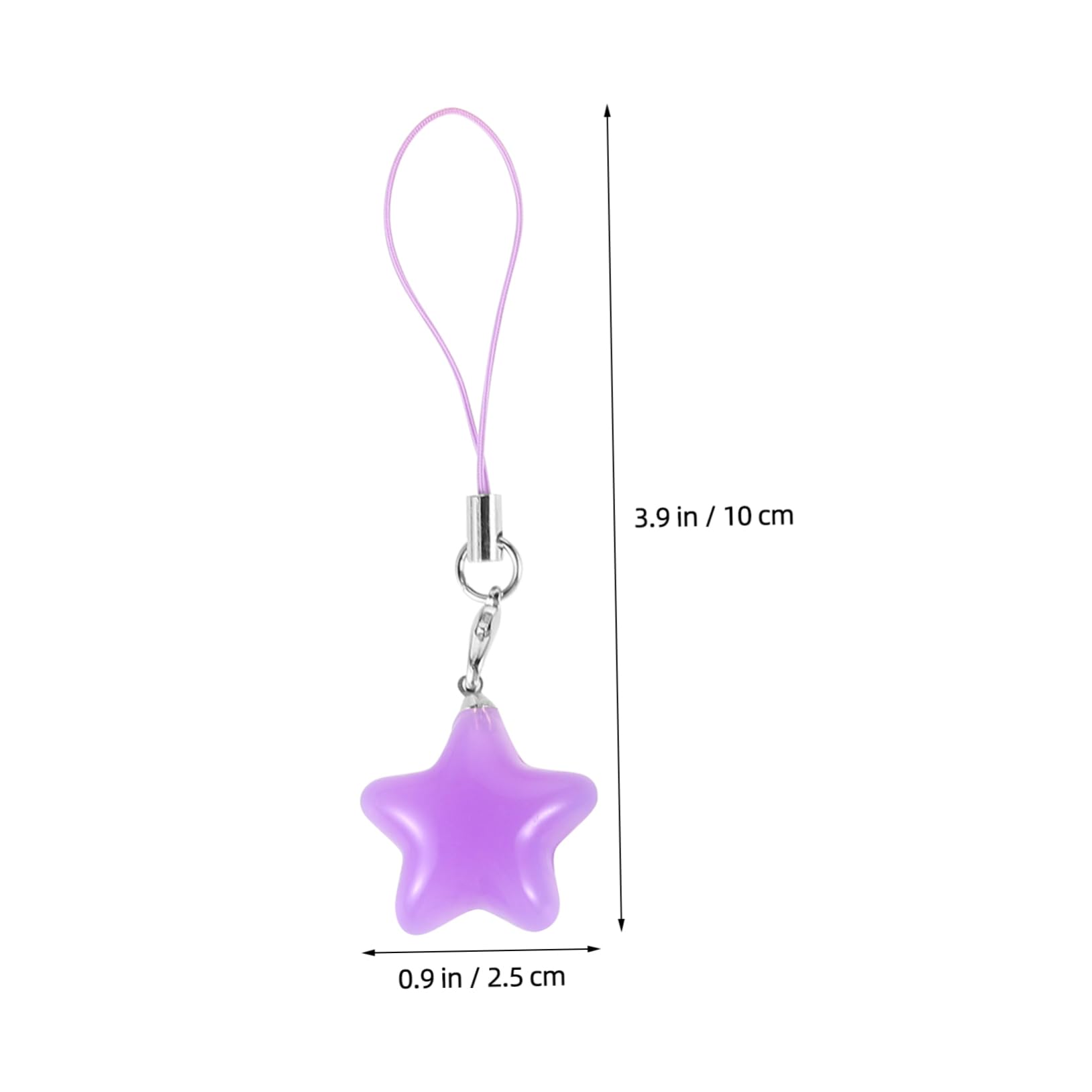 Angoily correa del del teléfono cordón de teléfono de dibujos animados estrella correa del teléfono flor del teléfono estrella correas de teléfono estrella