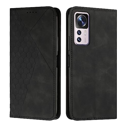 Housse Xiaomi 12T magnétique avec support de visionnage clapet