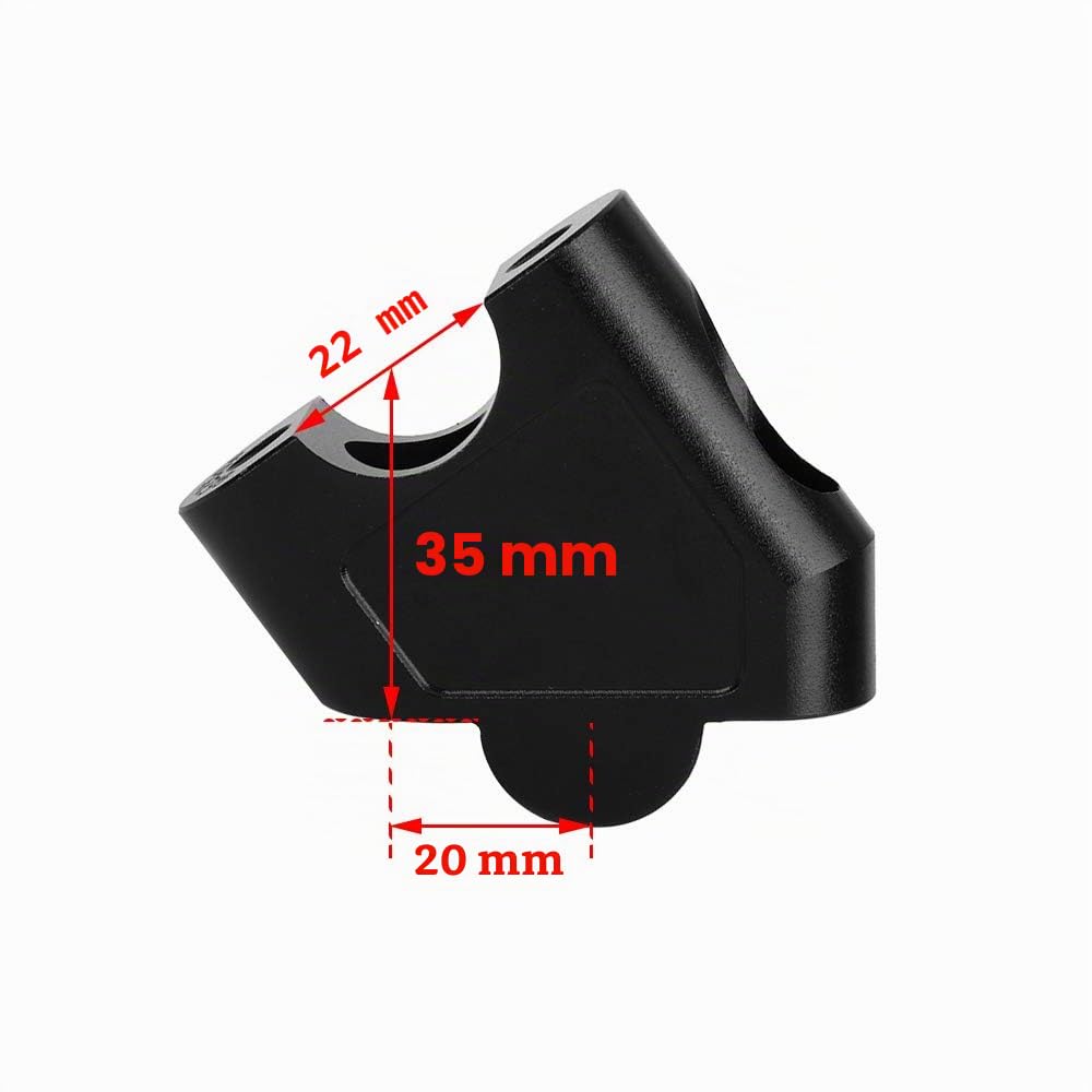 Riser Manubrio Moto 7/8 "22mm,Raisers Moto per GSF 1250S 2007-2016 SV650 2016-2018 SV1000 2003-2007 DL250/V-STROM 250 2017-2018 GW250 S/F 2013-2017