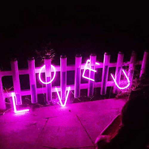 Obrecis Led Light Up Numbers Neon Lights, Neon Signs Night Light Lamp For Wall Decor, Christmas, Birthday Party, Home Decorations -Pink Number 7 #TOP6
