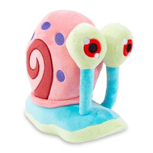 Nickelodeon Bob Esponja Squarepants Gary The Snail - Peluche coleccionista de 10 pulgadas, animal de peluche grande y suave