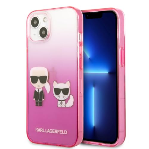 Karl Lagerfeld KLHCP14MTGKCP Coque rigide pour iPhone 14 Plus 6,7" Rose Taille