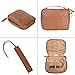 ELIZO Full Grain Italian Leather Bible Cover (Brown, Large)