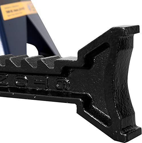 Tce 6 Ton (12,000 Lbs) Capacity Double Locking Steel Jack Stands, 2 Pack, Blue, At46002Au #TOP7