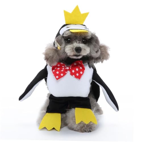 Disfraz para perro Pingüino talla S miniatura 6