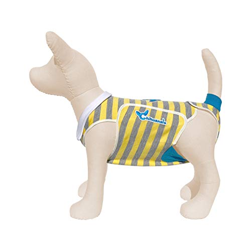 Chihuansie Playin' Ruff Designer Full Body Onesie Dog Diaper Created to Hygienically Absorb and Contain Urine (Small)
