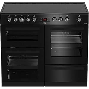 Beko KDVC100K 100cm Electric Range Cooker With 5 Zone Ceramic Hob – Black