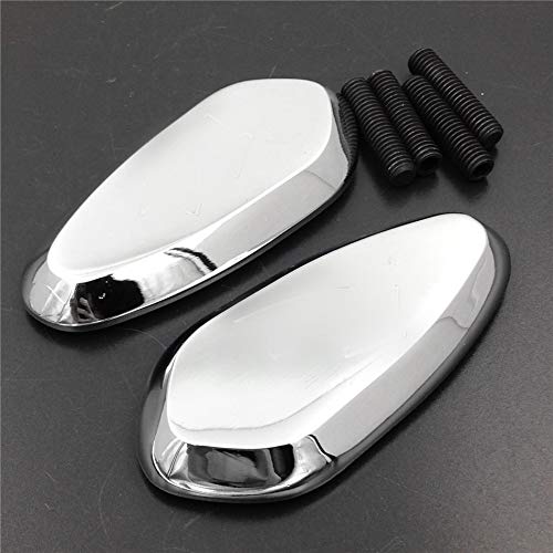BLACK / CHROME Mirror Block Off Cap Mirror Base Plates Cover For YAMAHA YZF R1 2