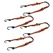 Produktbild Haveratio 4 Stück Gepäckspanner, 3-in-1-Spanngurt, elastischer Expander mit Haken, passend für Gepäckträger, Fahrräder, Motorräder