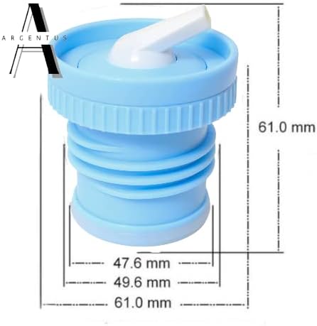 Stanley Thermos Stopper Pico de Mate Replacement Part For Classic Vacuum Insulated Wide Mouth Bottle Thermos (1.1QT, 1.5QT, 2QT) (1, Blue-White) - Image 2