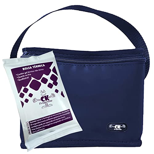 CK Presentes Bolsa Térmica Pequena para Insulina e Medicamentos + gel Cor:M-KIT06AZ