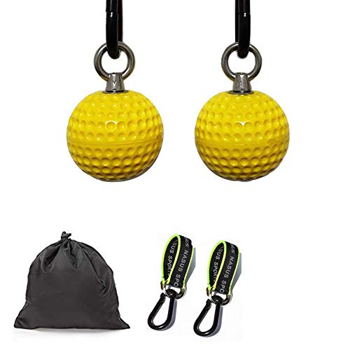 Climbing Pull Up Power Ball Hold Grips Climbing Solid Training Cannonball Bomb Ball for Straps for Finger, Forearm, Biceps, Back Muscles-Free Carry Bag Included Gym Equipment for Home (Normal)